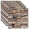 Veczom 3D Wall Panels Peel and Stick Waterproof SelfAdhesive Brick Wallpaper10PCS PVC Stone Wall Decor for Living Room Bedroom Hotel Office Interior