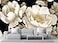 Wmjurel Vintage Peony Buds and Leaves Floral Seamless Pattern Wallpaper for Bedroom Living Room Bathroom Wall BackgroundsNonselfAdhesive