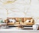 TUNDJ White Gold Marble Wallpaper Modern Abstract Wallpaper Mural for Living Room OfficNot Peel and Stick
