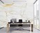 TUNDJ White Gold Marble Wallpaper Modern Abstract Wallpaper Mural for Living Room OfficNot Peel and Stick