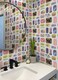 NuWallpaper x Rachel Antonoff Cream Sardine Tins Peel and Stick Wallpaper RAS6267
