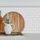 Main Street 24Pack of 8 x8 Peel and Stick Backsplash Wallpaper Tiles Removable Self Adhesive Wall Tile for Kitchen RenterFriendly for Your Home and DIY Projects White Subway