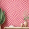 Dunzoom 1575x118 Checkered Peel and Stick Wallpaper Aesthetic Removable Contact Paper Preppy Wallpaper Decorative Checkerboard Decor for CabinetsRose Red