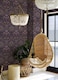 RoomMates Mystic Serpent Plum Peel and Stick Wallpaper RMWS1256 Pack of 1