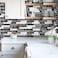 WENMER Kitchen Peel and Stick Backsplash Wallpaper Waterproof Bathroom Wall Paper Self Adhesive Removable Wallpaper for Kitchen Backsplash Tile Contact Paper for Countertop 177x 236