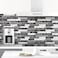 WENMER Kitchen Peel and Stick Backsplash Wallpaper Waterproof Bathroom Wall Paper Self Adhesive Removable Wallpaper for Kitchen Backsplash Tile Contact Paper for Countertop 177x 236