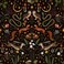 WalRiddle Vintage Dark Black Animals Forest Squirrel Damask Peel and Stick Wallpaper Easy Peel Off Contact Paper Stick on Adhesive Wall Paper for Bathroom Waterproof Renter Friendly