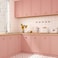 EaseStick Peach Pink Wallpaper Stick and Peel Matte Solid Pink Contact Paper for Cabinets Renter Friendly Removable Wallpaper for Girls Bedroom Self Adhesive Waterproof Nursery Wall Paper 157x160