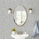 HAOKHOME Grey Peel and Stick Wallpaper Boho Modern Dots Wall Paper Removable for Bedroom Bathroom GreyWhite Contact Paper 173in x 98ft
