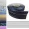 Yutianli Crown Molding Peel and Stick Wallpaper Border Flexible Wall Base Moulding Trim Self Adhesive Vinyl Baseboard Black Foam Wall molding 3D Mirror Border 1PCS89 Black