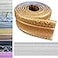Yutianli Crown Molding Peel and Stick Wallpaper Border Flexible Wall Base Moulding Trim Self Adhesive Vinyl Baseboard Gold Foam Wall molding 3D Mirror Border 2PCS178 Gold