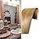 YESUS Dark Grey Wood Grain 3D 10M Wallpaper Frame Removable PVC Waterproof Peel and Stick WallpaperBathroom Frame Sticker Wall Decor Yellow 2 x 393