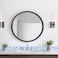 HOMETITUTE Wallpaper Border Peel and Stick Blue Checkered Texture Decorative Wall Trim Self Adhesive Border for Walls Mirror Frame Accent Strip for Bedroom Bathroom Kitchen Living Room 4x196 Inch