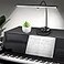 TonyEst Piano Light Upgraded LED Piano Lamp for GrandUpright Digital Pianos Music Stand Lamp with Adjustable Gooseneck AutoOff Timer 5 Color Modes Dimmable USB Charging Port EyeCare Desk Light