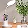 Vicsoon Desk Lamp LED Desk Lamps for Home Office Touch Table Lamp with 3 Color Modes 360 Adjustable Arm Dimmable Desk Light with Pen Phone Holder for College Dorm White