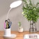 Vicsoon Desk Lamp LED Desk Lamps for Home Office Touch Table Lamp with 3 Color Modes 360 Adjustable Arm Dimmable Desk Light with Pen Phone Holder for College Dorm White