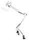 Bostitch Office VLF100WHT Swing Arm Desk Lamp with Clamp Mount 36 Reach with MultiJoint Adjustment Includes Replaceable LED Bulb VLF White