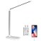 Himigo LED Desk LampEyeCaring Table LampsStepless Dimmable Office Lamp with USB Charging PortTouchMemoryTimer Function25 Brightness LightingFoldable Lamp for ReadingStudyingWorking