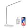 Himigo LED Desk LampEyeCaring Table LampsStepless Dimmable Office Lamp with USB Charging PortTouchMemoryTimer Function25 Brightness LightingFoldable Lamp for ReadingStudyingWorking