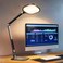 LitONES Desk Lamp for Home Office 1200LM Computer Zoom Lighting with CRI 95 Memory Timer Function Dimmable Desktop Ring Light for Video Calls Conference Reading Streaming Podcasting 3000K6500K