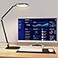 LitONES LED Desk Lamp for Home Office Professional EyeCaring Diffused Desk Light 3 Color 10 Brightness Computer Light Dimmable Office Lamp with Memory Timer Func Metal Swing Arm Table Lamp