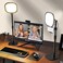 LitONES 2Pcs Desktop Video Conference Lighting for Zoom Meeting Computer Laptop Work from Home with Nature Soft Light Adjustable Brightness Color Temp and Flexible Stand Versatile Phone Holder