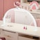HITTI 29in Half Moon Light for Nail Desk Foldable 3 Color Modes 10 Brightness Phone Stand Arch LED Nail Tech Table Lamp for Manicure Salon Handicraft Art Eyelash Extension White
