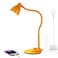 BOHON LED Desk Lamp with USB Charging Port 3 Color Modes Fully Dimmable Reading Lamp Auto Dimming Task Lamp Flexible Neck Table Light for Home Office Dorm Bedside Bright Yellow