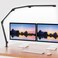 AILBTON Bright LED Desk Lamp with ClampEye Caring Architect Led Desk Lights with Adjustable Swing Arm for Office HomeDimming and Tempering Led Table Light