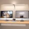 Ksunun Double Head LED Desk Lamp Architect Desk Lamps for Home Office 24W Brightest Workbench Office Lighting5 Color Modes and 5 Dimmable Eye Protection Modern Desk Lamp WhiteDesktop Big