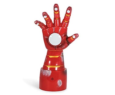 Ukonic Marvel Iron Man Gauntlet Collectible LED Mood Light Desk Lamp Superhero Night Light 14 Inches