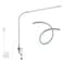 lishumei USB LED Desk Lamp Adjustable Clip On Nail Lamp Light Eye Care Gooseneck 360 Swivel with Switch LED Clamp Light for Manicure Reading Tattoo