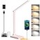 Dott Arts LED Desk Lamp with USB PortsTouch Desk Lamps for Home Office with 5 Color Modes3 Brightness Desk Light with Small Night LightReading Lamp Table Lamp for Bedroom Bedside Study Pink with adapt