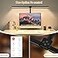 MACASA LED Desk Lamp for Office Dorm Home Eye Caring Desk Light with Timer Remote Control 24W Brightest Dual Screen Computer Monitor Gooseneck Dimmable Table lamp with AntiGlare Cover Clamp