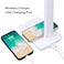 wanjiaone Multifunctional LED Desk Lamp with Wireless ChargerUSB Charging PortClockPhone HolderDesk Lamps for Home OfficeEyeCaring Reading LampStudy Lamp for BoysGirlsTeensWhite