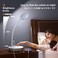 Bodun LED Desk Lamp with 2 USB Charging Ports and 2 AC Power Outlets Adjustable Gooseneck Desk Light with 3 Level Brightness EyeCaring Small Table Lamp for Home Office College Dorm Room Essentials