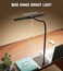 Kaulsoue Desk Lamp for Home Office with Base EyeCaring Desk Light with Adjustable Gooseneck 12W USB Adapter Touch Control 5 Dimmable Brightness Color Tall Lamp for Work Computer Study Task