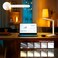 White crown LED Desk Lamp with 15W Wireless Charger USB Port Dimmable Table Lamp with 5 Lighting Modes Sensitive Touch Control Foldable Portable Desk Light for Home Office Bedroom Reading