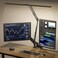SKYLEO Led Desk Lamp for Home Office 2400LM Ultra Bright Desk Light Eye Caring Desk Lamp with Clamp Adjustable Office Lamp with Remote Control Easy Installation 24W Black