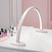 obcd Half Moon Light for Nail Desk 16 inch Nail Desk Light Half Moon Lamp Portable Arch Lamp Dimmable with Foldable Bracket for Desk Salon Table Use 3 Color Temperature