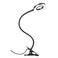 Woputne Desk Lamp Clip Light 10 Dimmable Brightness 3 Light Modes Reading Light Clamp Bedside Lamp for Painting Craft Study Black