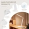 TECHNOVA LED Desk Lamp with 5 Color Temperatures Sliding Stepless Dimming OneTouch Timer Foldable Portable Design for OfficeStudyNail Art FourAxis Rotation for Small Desks