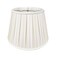 Royal Designs, Inc. Royal Designs Empire English Pleat Basic Lamp Shade White 10 x 145 x 10