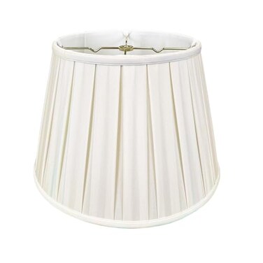 Royal Designs, Inc. Royal Designs Empire English Pleat Basic Lamp Shade White 10 x 145 x 10