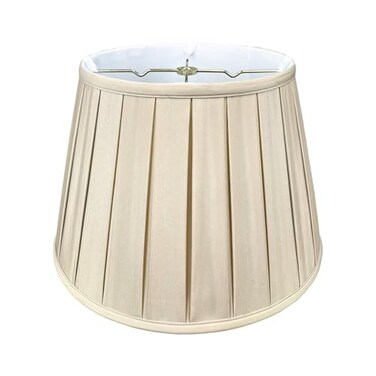 Royal Designs, Inc. Royal Designs Empire English Pleat Basic Lamp Shade Beige 10 x 145 x 10