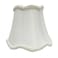 Royal Designs, Inc. Royal Designs Inc CSO10275WH Softback Scalloped Bell Chandelier Shade with Designer Trim 3 x 5 x 45 White