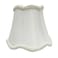 Royal Designs, Inc. Royal Designs Inc CSO10275WH Softback Scalloped Bell Chandelier Shade with Designer Trim 3 x 5 x 45 White