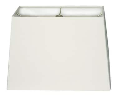 Royal Designs, Inc. Royal Designs Inc HB61312WH Rectangle Hardback Lamp Shade 5 x 10 x 8 x 12 x 95 White