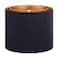 Wellmet Selfassembly Lampshade BlackGold 16 Top x16 Bottom x12 High Drum Lampshade for Table Lamp Bedside Lamp Floor Lamp Fabric Replacement Lamp Shade Classic Modern Style Spider Fitter