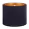 Wellmet Selfassembly Lampshade BlackGold 16 Top x16 Bottom x12 High Drum Lampshade for Table Lamp Bedside Lamp Floor Lamp Fabric Replacement Lamp Shade Classic Modern Style Spider Fitter